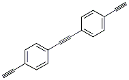 1-乙炔-4-[(4-乙炔苯基)乙炔]苯結(jié)構(gòu)式_153295-62-6結(jié)構(gòu)式