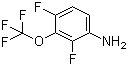 3-Amino-2,6-difluoro(trifluoromethoxy)benzene Structure,153338-24-0Structure