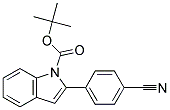 1-(Tert-butoxycarbonyl)-2-(4-cyanophenyl)indole Structure,153432-73-6Structure