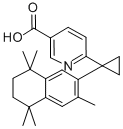 6-[1-(5,6,7,8-Tetrahydro-3,5,5,8,8-pentamethyl-2-naphthalenyl)cyclopropyl]-3-Pyridinecarboxylic Acid Structure,153559-76-3Structure