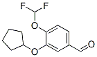 3-Cyclopentyloxy-4-difluoromethoxy-benzaldehyde Structure,153587-14-5Structure