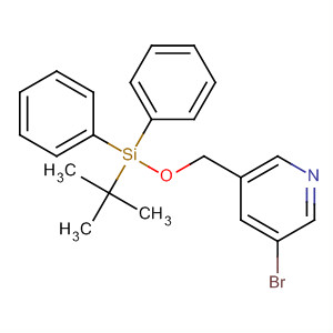 3-Bromo-5-((tert-butyldiphenylsilyloxy)methyl)pyridine Structure,153607-77-3Structure