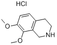 7,8-Dimethoxy-1,2,3,4-tetrahydroisoquinoline hydrochloride Structure,15365-56-7Structure