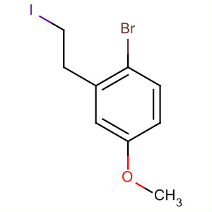 1-Bromo-2-(2-iodoethyl)-4-methoxybenzene Structure,153683-14-8Structure