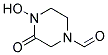 1-Piperazinecarboxaldehyde, 4-hydroxy-3-oxo-(9ci) Structure,153805-50-6Structure