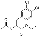 Ac-dl-phe(3,4-cl2)-oet Structure,153828-98-9Structure