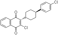 Trans-2-chloro-3-[4-(4-chlorophenyl)cyclohexyl]-1,4-naphthalenedione Structure,153977-22-1Structure