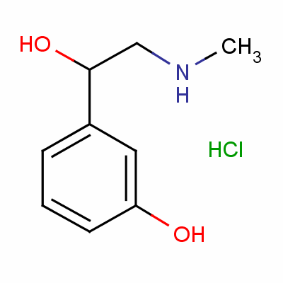 Dl-phenylephrine hydrochloride Structure,154-86-9Structure