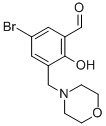 5-Bromo-2-hydroxy-3-(4-morpholinylmethyl)benzaldehyde Structure,154198-11-5Structure