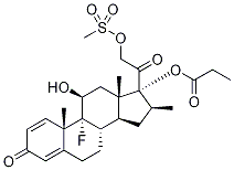 Betamethasone 17-propionate 21-mesylate Structure,15423-80-0Structure