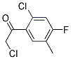 Ethanone, 2-chloro-1-(2-chloro-4-fluoro-5-methylphenyl)-(9ci) Structure,154258-17-0Structure