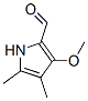 Pyrrole-2-carboxaldehyde, 3-methoxy-4,5-dimethyl- (8ci) Structure,15431-72-8Structure