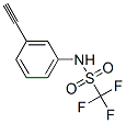 Methanesulfonamide, n-(3-ethynylphenyl)-1,1,1-trifluoro- Structure,154498-33-6Structure