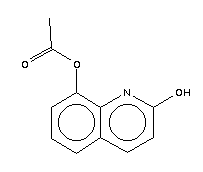 2-Oxo-1,2-dihydroquinolin-8-yl acetate Structure,15450-72-3Structure