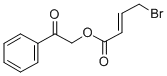 4-Bromocrotonic acid benzoylmethyl ester Structure,154561-38-3Structure