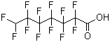 7H-十二氟庚酸結(jié)構(gòu)式_1546-95-8結(jié)構(gòu)式