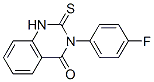 3-(4-Fluoro-phenyl)-2-thioxo-2,3-dihydro-1H-quinazolin-4-one Structure,1547-15-5Structure