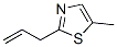 Thiazole, 5-methyl-2-(2-propenyl)- (9ci) Structure,154776-22-4Structure