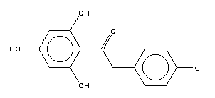 2-(4-Chlorophenyl)-1-(2,4,6-trihydroxyphenyl)ethanone Structure,15485-68-4Structure