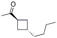 Ethanone, 1-(3-butylcyclobutyl)-, trans-(9ci) Structure,154885-08-2Structure