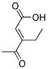 2-Pentenoic acid, 3-ethyl-4-oxo-, (e)-(9ci) Structure,155063-37-9Structure