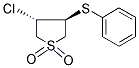 3-Chloro-4-(phenylthio)tetrahydro-1H-1lambda6-thiophene-1,1-dione Structure,15507-87-6Structure