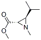 2-Aziridinecarboxylicacid,1-methyl-3-(1-methylethyl)-,methylester,trans-(9ci) Structure,155086-14-9Structure