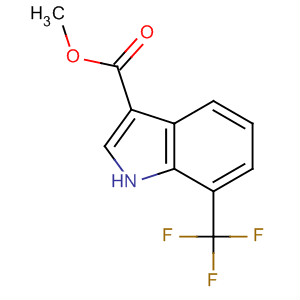 Methyl 7-(trifluoromethyl)-1h-indole-3-carboxylate Structure,155134-38-6Structure