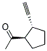 Ethanone,1-(2-ethynylcyclopentyl)-,trans- Structure,155222-54-1Structure