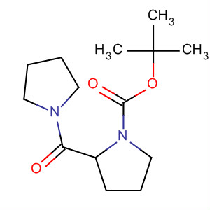 (S)-2-(吡咯烷-1-羰基)吡咯烷-1-羧酸叔丁酯結(jié)構(gòu)式_155251-70-0結(jié)構(gòu)式