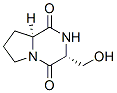 Pyrrolo[1,2-a]pyrazine-1,4-dione, hexahydro-3-(hydroxymethyl)-, (3r-cis)- (9ci) Structure,155322-95-5Structure