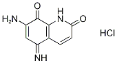 7-Amino-1,5-dihydro-5-imino-2,8-quinolinedione hydrochloride Structure,15544-53-3Structure