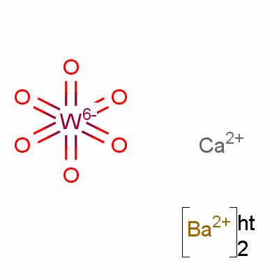 Barium calcium tungsten oxide Structure,15552-14-4Structure