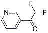 Ethanone, 2,2-difluoro-1-(3-pyridinyl)-(9ci) Structure,155557-13-4Structure