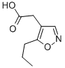 4-Isoxazoleaceticacid,5-propyl-(9ci) Structure,155602-48-5Structure