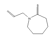 2H-azepine-2-thione, hexahydro-1-(2-propenyl)-(9ci)Structure,1558-76-5Structure 2H-azepine-2-thione, hexahydro-1-(2-propenyl)-(9ci) Structure,1558-76-5Structure