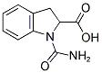 1-Carbamoyl-2,3-dihydro-1h-indole-2-carboxylic acid Structure,155883-52-6Structure