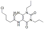 Pentanamide, n-(6-amino-1,2,3,4-tetrahydro-2,4-dioxo-1,3-dipropyl-5-pyrimidinyl)-5-chloro- Structure,155930-18-0Structure