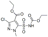 3-Chloro-5-[[(ethoxycarbonyl)amino]sulfonyl]-1-methyl-1H-pyrazole-4-carboxylic acid, ethyl ester Structure,156186-57-1Structure