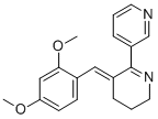 2,3-Bipyridine,3-[(2,4-dimethoxyphenyl)methylene]-3,4,5,6-tetrahydro-, hydrochloride (1:2),(3e)- Structure,156223-05-1Structure