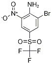 2-Bromo-6-nitro-4-[(trifluoromethyl)sulphonyl]aniline Structure,156425-42-2Structure