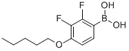 [2,3-Difluoro-4-(pentyloxy)phenyl]Boronic acid Structure,156684-91-2Structure