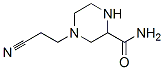 2-Piperazinecarboxamide,4-(2-cyanoethyl)-(9ci) Structure,156833-96-4Structure