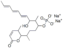5,5-二氫-5-甲基-6-(1,5-二甲基-6-羥基-4-(磷?；趸?十三基-7,9,11-三烯)-2H-吡喃-2-酮鈉鹽結(jié)構(gòu)式_156856-30-3結(jié)構(gòu)式
