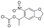 (R,s)-1-(3,4-(methylenedioxy)-6-nitrophenyl)ethyl chloroformate Structure,156876-26-5Structure