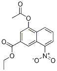 4-(Acetyloxy)-8-nitro-2-naphthalenecarboxylic acid ethyl ester Structure,157188-16-4Structure