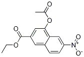 4-(Acetyloxy)-6-nitro-2-naphthalenecarboxylic acid ethyl ester Structure,157188-17-5Structure