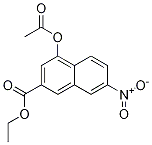 4-(Acetyloxy)-7-nitro-2-naphthalenecarboxylic acid ethyl ester Structure,157188-19-7Structure