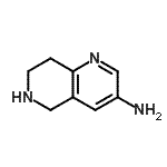 5,6,7,8-Tetrahydro-1,6-naphthyridin-3-amine hcl
 Structure,157199-56-9Structure