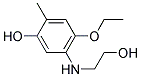(9CI)-4-乙氧基-5-[(2-羥基乙基)氨基]-2-甲基-苯酚結構式_157231-32-8結構式